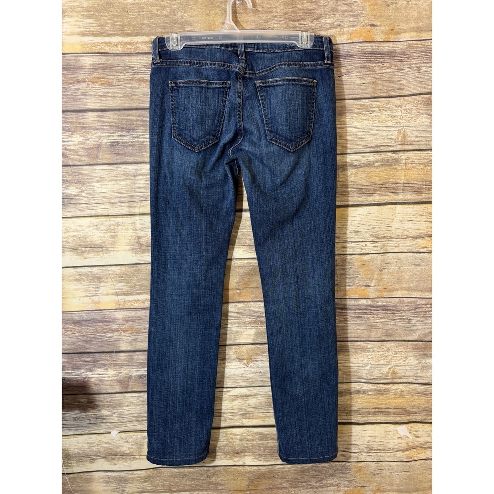 Current Elliott Jeans The Straight Leg Rambler Dark Wash Blue 26 Soft Stretch - Picture 3 of 7
